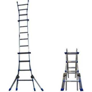 Silkeborg stiger Multi-teleskopstige pro, 4x5-tr. 5,3m