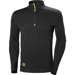 Helly Hansen Workwear Lifa Undertrøje sort, kort lynlås Sort