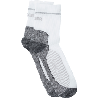Seger Running Thin Comfort Socks - White/Grey - Str 43/45