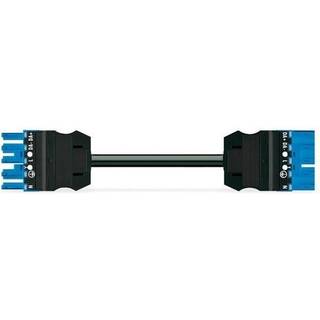 Mellemkabel 5G1,5 Hf 1 Meter Blå Wago