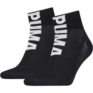 Puma 2-pak Men Logo Quarter Socks - Sand - Str 39/42