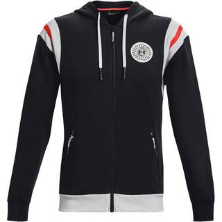 Sweatshirt med hætte Under Armour UA RIVAL FLC ALMA MATER FZHD 1366303-001 Størrelse S