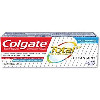 Colgate Total Toothpasta Clean Mint Travel St?rrelse 0,88 ounce (pakke med 8)