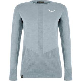 Salewa Women's Zebru Responsive L/S Tee Merino undertøj Damer størrelse 34 farve blå