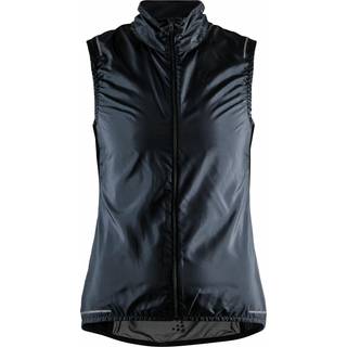 Craft Women's Essence Light Wind Vest Vindtæt vest Damer størrelse L farve blå/sort