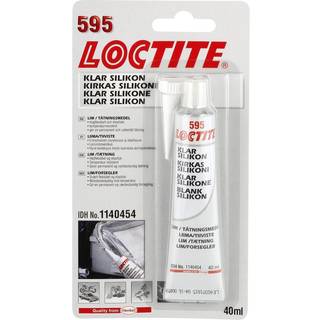 Silikone Loctite SI 595 Klar Silikone, 40 ml, transparent