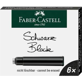 Faber-Castell EU Refill | Fyldepen | Sort | 6 stk.