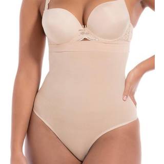 Magic High Waist Comfort Thong - Caffe latte - Small
