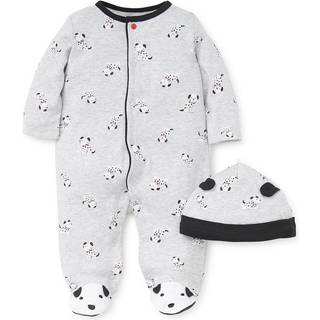 Little Me Baby Boys 2-Piece Boys 'og Cap Set Footie Grey Heather Multi 6 m?neder os