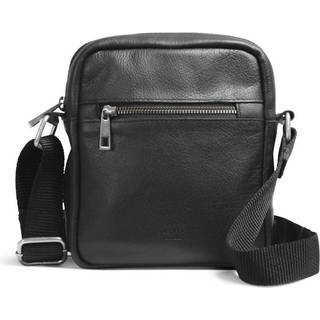 stillClean Small Zip Messenger - Black / One size
