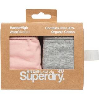 Superdry Harper bikinitrusser i økologisk bomuld, 2-pak