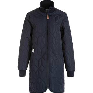 Weather report nokka long quilted jakke dame, navy