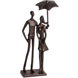 Danya B k?rlige par under paraplybronze skulptur - Moderne og elegant design - Metalkunst - Moderne hjem og kontor D? Kor - Moderne bordplade D?