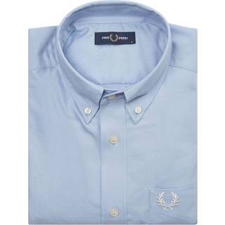 Fred Perry Oxford Long Sleeve Shirt Blue