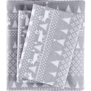 Woolrich Bomuldslagner S?t Cottage Charms Udskriv 100% Bomuld Flanelllagener Varme & Fuzzy Senget?jss?t King Size lagner Monteret lomme passer ti