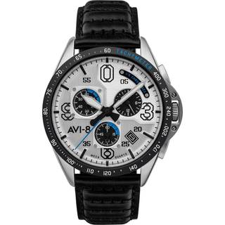 AVI-8 AV-4077-01 P-51 Mustang Chronograph Herrenuhr 43mm 5ATM