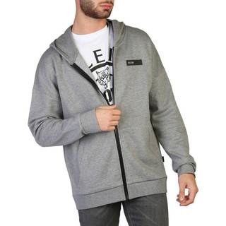 Plein Sport Black Cotton Men Sweater