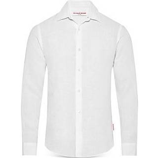 Orlebar Brown Giles linen long-sleeved shirt - white - EU 43