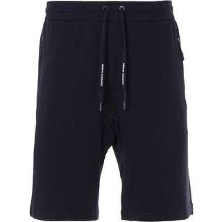 Armani Exchange Logo Sweat Shorts Navy