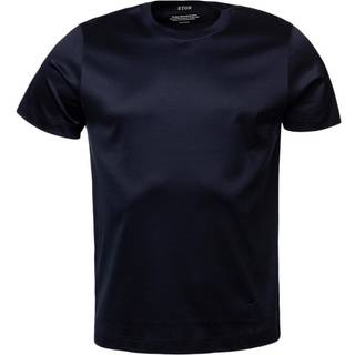 ETON Herren T-Shirt blau Slim Fit