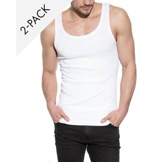 Bread and Boxers Men Tanks 2-pak - White - Large * Kampagne *