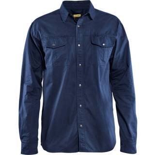 Blåkläder 3297 Twill Skjorte Bomuld / Twill Skjorte Bomuld - M - Sort