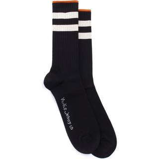 Nudie Jeans Amundsson Tennis Socks Off White/Navy