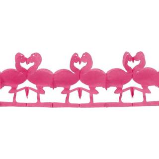 Papirguirlande Flamingo 2,5 meter
