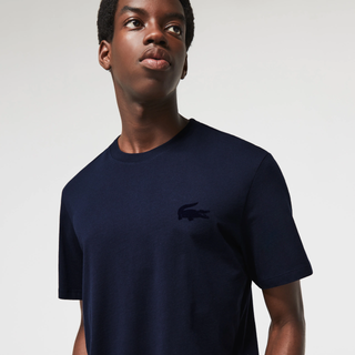 Lacoste Herre velour krokodille bomuld T-shirt