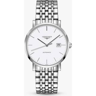 Longines L4.910.4.12.6 Elegant Hvid/Stål Ø39 mm