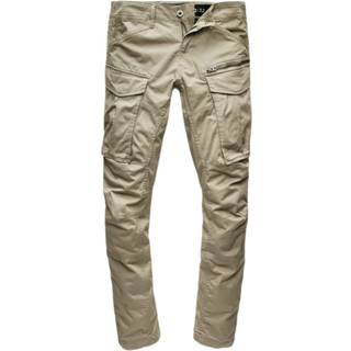 Rovic Zip 3D Regular Tapered Pants - Beige - Men
