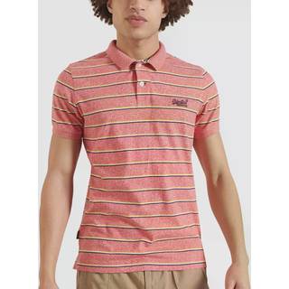 Superdry Vintage Feeder poloshirt i økologisk bomuld med striber