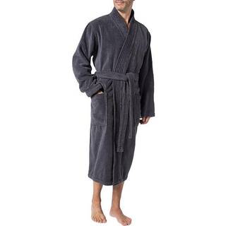 JOOP! Herren Bademantel blau Baumwolle & Mix unifarben