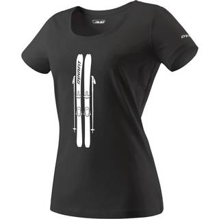 Dynafit Women's Graphic Cotton S/S Tee T-shirt Damer størrelse 34 farve sort