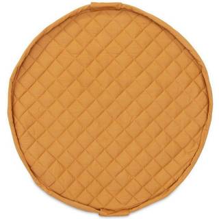Play & Go Soft Organic - 2-i-1 Opbevaringstæppe/Legetæppe - Mustard Chai Tea