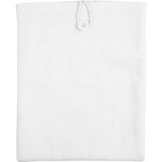 Hvid Tablet Cover 22x27 cm - Blød Beskyttelse
