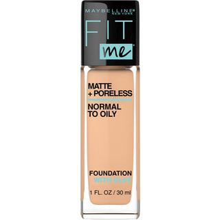 Maybelline New York passer til mig! Matte + Poreless Foundation n?gen beige [125] 1 oz (pakke med 3)