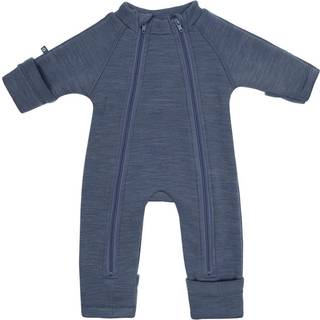 Smallstuff Køredragt - Uld - Denim Melange / Blå 80/86 - Børn