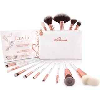 Luvia cosmetics 14 vegan brushes with lovely pouch