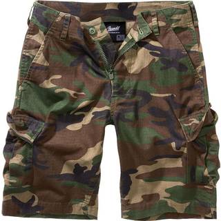 Brandit Kids BDU Ripstop Cargo Shorts Woodland