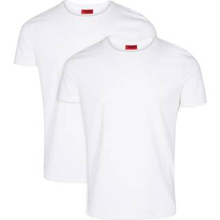 Pakke med to T-shirts i bomuld med stræk og med slim fit