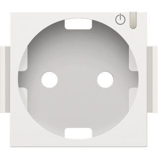 Niko Afdæk smart stikk white coated