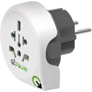 Q2Power World to Europe rejseadapter