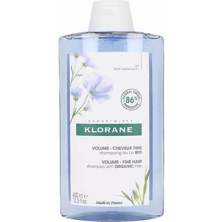 Pierre fabre klorane shampoo with organic flax volume fine hair 400ml