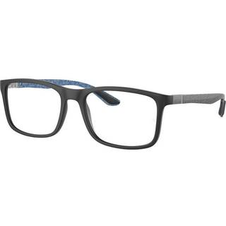 Ray - Ban Unisex RX8908 5196 Optiske stel Nylon Sort Transparent Firkantet Normal