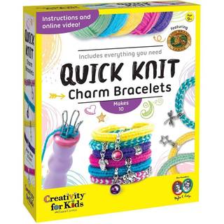 Kreativitet til b?rn hurtig strik charme armb?nd - skab 10 DIY venskab armb?nd b?rn smykker, der fremstiller kit