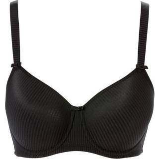 Trofe Sanna Underwire Stripe Bra - Black - E 80