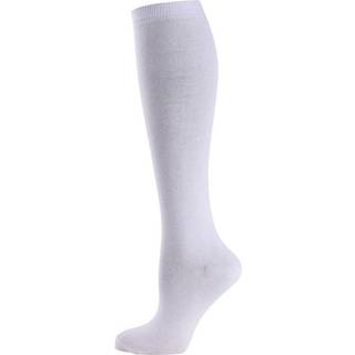 Trofe Cotton Knee Socks - White - Str 39/42