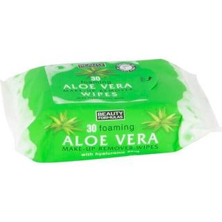 Beauty Formulas Aloe Vera Make-Up Wipes - 30 stk