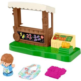 Fisher-Price Little People Toddler Toy Farmers Market Playset With Light Sounds & Fig